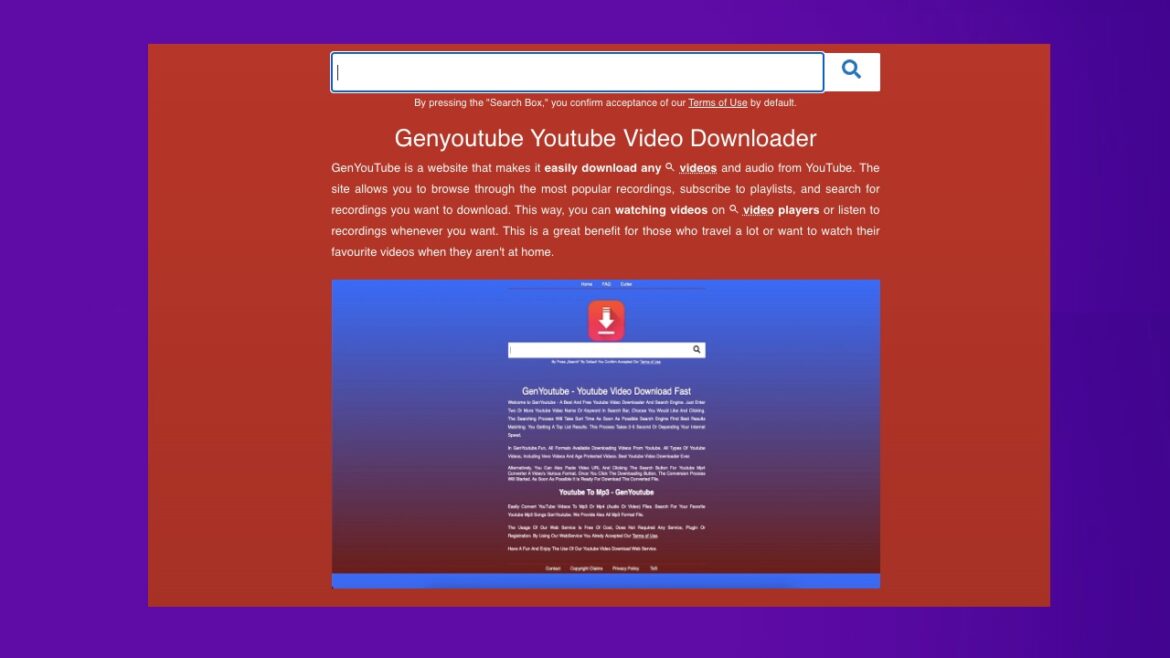 GenYoutube: Fast & Easy YouTube Video Downloader