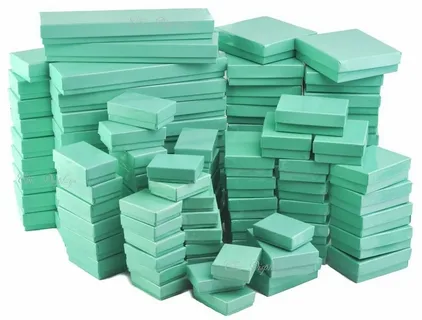 Teal Shipping Boxes